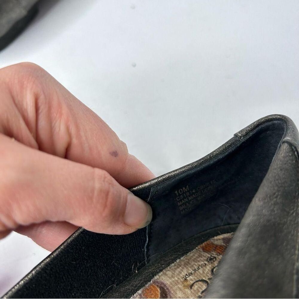 B.O.C Born Grey metallic flats ballet shoes 10 - Picture 7 of 8